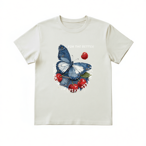 T-Shirt Unisex 100% Cotone Stile Casual con Stampa Personalizzata di Rose, Taglia 2XL, 210GSM, Metodo di Stampa DTG - Product Image 2