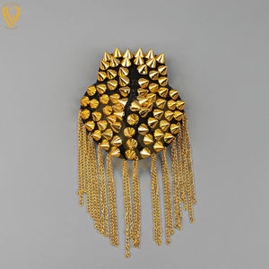 Service de conception OEM Uniformes Épaulettes en PVC personnalisées de haute qualité avec logo personnalisé - Product Image 4