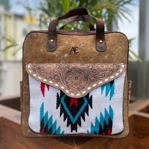 Nouveau élégant mode chaude véritable sacs à dos en cuir de fourrure de vachette usiné à la main élégant sculpture sacs à dos en cuir sacs à dos de Style occidental - Product Image 1