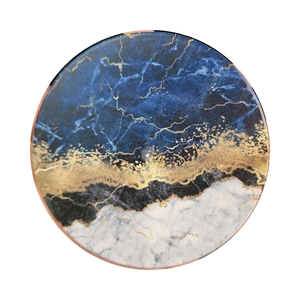 Posavasos de tierra de diatomeas con patrón de mármol 23 con respaldo de corcho para alfombrillas y almohadillas para el hogar o la oficina Producto - Product Image 1