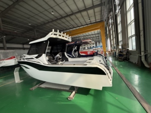 Yacht Cabin Cruiser in Alluminio da 6,5m (21ft) <span class=keywords><strong>Barca</strong></span> Veloce per <span class=keywords><strong>Pesca</strong></span> e Navigazione in Vendita - Product Image 3