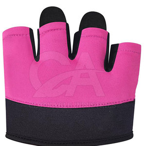 Guantes de Neopreno sin Dedos para Entrenamiento con Pesas y Fitness, Guantes de Neopreno Resistentes con Agarre Antideslizante en la Palma - Product Image 5