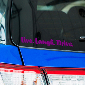 Custom UV Proof Weatherproof Purple Vinyl Glossy Finish Lettering Discount <b>Stickers</b> for Retail Signage Markdowns Sales - Product Image 2