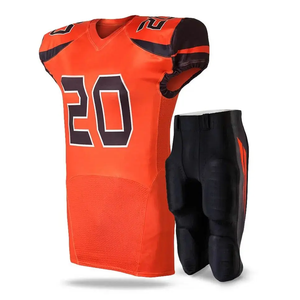 ชุดยูนิฟอร์มอเมริกันฟุตบอลแบบปรับแต่งได้ชุดเสื้อผ้าไซส์ใหญ่พิเศษระบายอากาศได้ดีสำหรับผู้ใหญ่ - Product Image 6