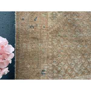 Tapis de 3,6 x 9,6 pieds, tapis turc, tapis marron à pois - Product Image 4