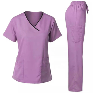 Top Quality Printed Logo Custom Scrub Uniforms Women's Clothing Nursing Uniforms Scrub Uniform - Product Image 1