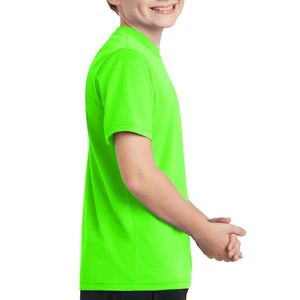 เสื้อยืดเด็กผ้าแคนวาสคอตตอน 100% แบบ OEM สั่งทำได้ตามต้องการ พร้อมรับผลิตแบรนด์ส่วนตัว ทรงปกติ แห้งเร็ว ระบายอากาศดี มีสไตล์ - Product Image 3