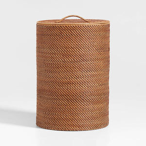 Panier de rangement en rotin tressé à la main, organiseur naturel pour bureau et maison - Product Image 5