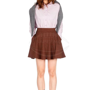 Jupes décontractées pour femmes en gros, haute qualité, 100% coton, respirantes, jupes courtes, service personnalisé OEM, fabriqué au Pakistan - Product Image 2