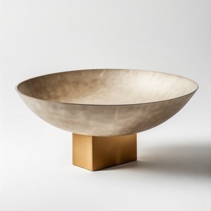 Majestic Gold Tazón de mesa Tazón para servir en forma redonda personalizada para el hogar Hotel Boda Decoración para servir Tazón de uso - Product Image 5