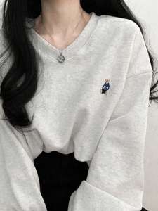 <span class=keywords><strong>Felpa</strong></span> <span class=keywords><strong>con</strong></span> ricamo Cool Bear <span class=keywords><strong>felpa</strong></span> da <span class=keywords><strong>donna</strong></span> carina oversize a tracolla - Product Image 3