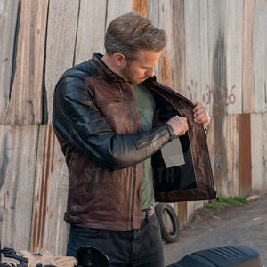 แจ็คเก็ตมอเตอร์ไซค์หนังแท้แขนยาว STAR FAITH รุ่นขายดี น้ำหนักเบา สำหรับฤดูหนาว คุณภาพสูง สินค้าใหม่ รับสั่งทำ - Product Image 5