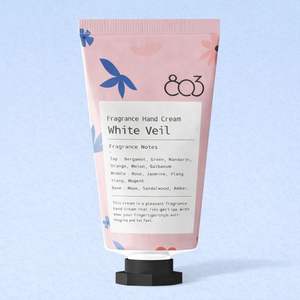 Crema de Manos con Fragancia y Ácido Hialurónico para Mujer, para Todo Tipo de Piel, Velo Blanco - Product Image 1