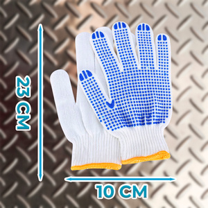 Guanti di Sicurezza in Cotone Traspirante con Perline Antiscivolo Protezione Premium per il Lavoro - Product Image 5