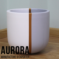 Pot de fleurs moderne en fibrociment, léger, écologique, aspect ciment, pour la maison, le jardin, le balcon, l'intérieur, l'extérieur, décoration, vente en gros