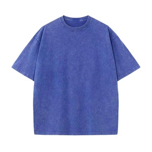 High Quality Cotton Oversized T Shirt Vintage <b>Drop</b> Shoulder Heavy Weight Custom Color <b>Acid</b> Wash Breathable Quick Dry Men - Product Image 6
