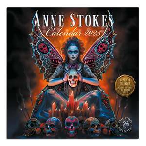 Calendario 2025 de Anne Stokes para Mesa u Pared, Material de Papel Impreso para Exhibición, Reloj, Marco de Fotos, Uso en Oficina, Promocional - Product Image 2