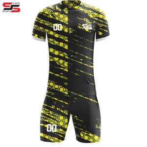 Conjuntos de uniformes de fútbol con logotipo personalizado, ropa deportiva, camiseta de fútbol en blanco, camiseta de entrenamiento de equipo, kits de fútbol, conjunto completo de fútbol - Product Image 6