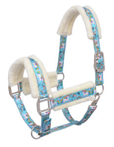 Caballo Halter Nylon Con Zinc de ajuste libre de óxido, así como herrajes de hierro con acabado Premium con Bling Totalmente personalizado - Product Image 4