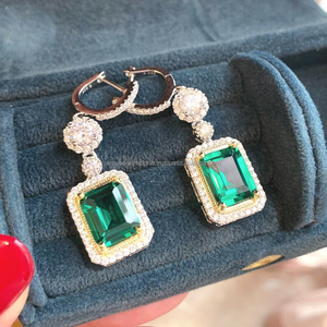 Joyería de alta moda para mujer, diseño de moda con personalidad, pendientes de lujo, pendientes de moissanita, certificado Gra para mujer - Product Image 1