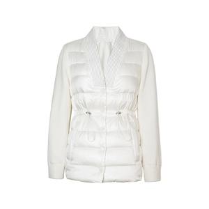 Chaqueta acolchada de invierno de talla grande para mujer, abrigo de bombardero de lana con estampado sólido, abrigos de plumón de pato para mujer, característica transpirable - Product Image 4