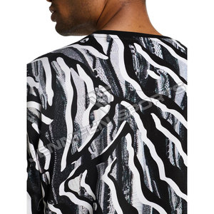 เสื้อยืดผู้ชายสไตล์วินเทจ 240 กรัม ซักย้อมสีแบบ Stone Wash พิมพ์ลาย Sublimation ทรงโอเวอร์ไซส์ สไตล์ High Street ทรงปกติ ผ้าถักน้ำหนักเบา - Product Image 4