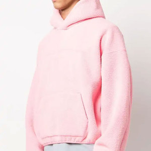 Venta al por mayor OEM Hombres Sudadera con capucha Algodón Poliéster Fleece Manga larga Color Pullover Con capucha Hombre Otoño Invierno Fleece Hoodie - Product Image 5