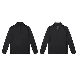 OEM <b>Men's</b> Oversized Stand Collar Quarter <b>Zip</b> Pullover <b>Jumper</b> <b>1</b>/<b>4</b> <b>Zip</b> Polar Fleece Sweatshirt Hoodies for Winter - Product Image 3