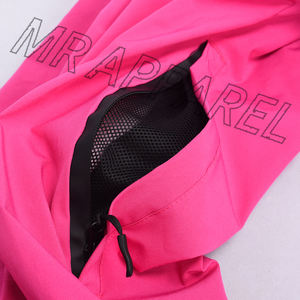 กางเกงสโนว์กันน้ำสีชมพูสุดฮิตทรงหลวมพร้อมเอวยางยืด ซับในขนแกะอุ่น และปลายขาแบบยางยืด - Product Image 5