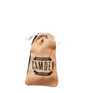 Sacs-cadeaux en toile de jute naturelle multi-tailles avec logo personnalisé pour mariages rangement de bijoux et de bonbons pour promotions - Product Image 1