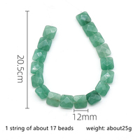 12*12mm carré à facettes cristal naturel Agate perles de pierre semi-précieuse bijoux à bricoler soi-même faisant accessoire pierre précieuse naturelle en vrac