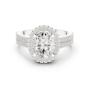 10K Colo Moissanite แหวนสำหรับงานแต่งงาน - Product Image 3