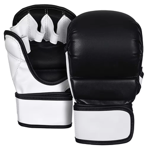 Stylish Strong MMA Shooter <b>Gloves</b> <b>Moisture</b> Wicking Hook Loop Closure Designed for Maximum Grip Support Performance Custom Bulk - Product Image 5