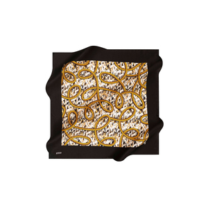 Pañuelo Cuadrado de Seda y Algodón 90x90 - Colorido - Product Image 1