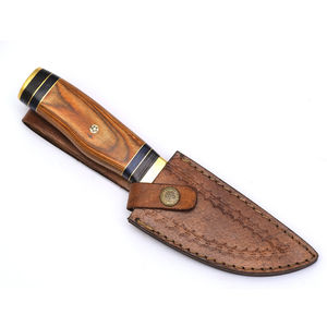 Couteau à désosser multifonctionnel en acier Damas fait main Burraq OEM/ODM, 2 mm d'épaisseur, manche en résine de qualité industrielle, étui en cuir - Product Image 5