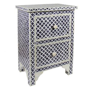 โต๊ะข้างเตียงแบบฝังลูกแพร์สำหรับบ้านโรงแรมร้านอาหารเฟอร์นิเจอร์ทำมือสำหรับห้องนอนดีไซน์ทันสมัยตามสั่ง - Product Image 4