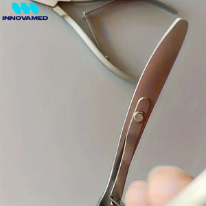 1 pièce Pince à cuticules en acier inoxydable, outil de manucure et pédicure de précision pour l'élimination des peaux mortes, soin des ongles, pince podologique, outils OEM - Product Image 5