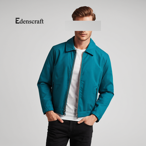 Veste d'hiver pour homme 100% coton personnalisable, respirante, légère, chaude, durable, coupe décontractée, vêtement d'extérieur en toile écologique - Product Image 1