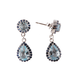 Collier pendentif topaze rose améthyste en argent sterling 925 naturel personnalisé au design de luxe bijoux - Product Image 5