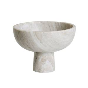 Bol en marbre noir classique avec veines blanches, poli à la main, plat de service pour la décoration de la maison et la présentation sur la table, bol de service - Product Image 6