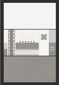 Juego de azulejos de porcelana pulida con espejo grande a precio de oferta para interior y exterior para baño romántico, cocina - Product Image 2