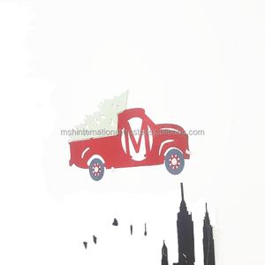 ที่แขวนผนังสุดหรูสไตล์คริสมาสต์สีดำ, ที่แขวนประดับผนังด้วยเหล็กตกแต่งผนังหรูหรา3D ดอกไม้ - Product Image 4