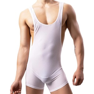 Gilets en similicuir souple pour hommes, débardeurs à lacets, col en V, tenue de club, t-shirts sans manches, sous-vêtements slim-fit, sexy - Product Image 4