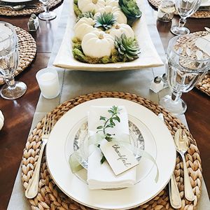Eco-friendly Woven Placemats Rattan Placemats Water Hyacinth <b>Table</b> Decor Placemats for Dining <b>Table</b> Luxury Wedding High Quality - Product Image 4