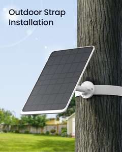 Panel Solar Monocristalino de 12V 13W, Alta Tasa de Conversión, 2 x 6.5W, Doble Potencia Combinada para Uso en Exteriores, Mini Cámara, Timbre - Product Image 5