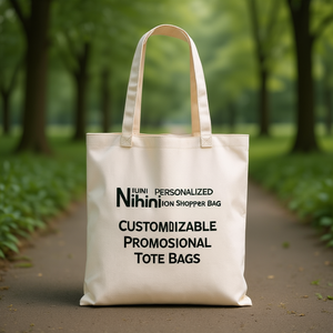 Borsa Shopper Personalizzata in Cotone Nihonio, Borse Promozionali Personalizzabili - Product Image 3