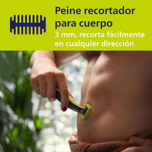 Cuchillas de Repuesto Originales Philips OneBlade para Rostro y Cuerpo, Compatibles con las Afeitadoras Eléctricas OneBlade QP2630 - Product Image 3