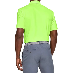 Polo personalizado de color sólido de neón para hombre, ropa de nuevo diseño, ropa de verano transpirable de manga corta de alta calidad para hombre - Product Image 3