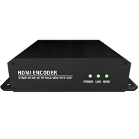 Codificador de Transmisión IPTV H265 H264 con SRT RTSP RTMPS a IP, Codificador de Video para Facebook y YouTube