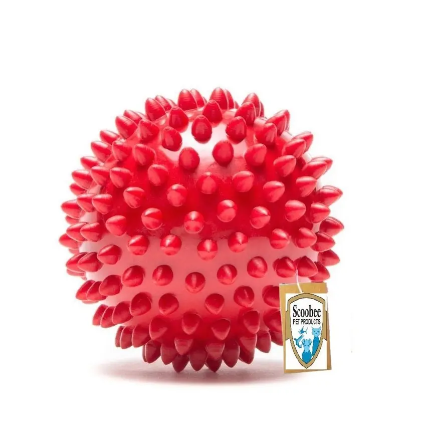 Wholesale Price Dog Squeaky Ball Pet Spike Ball Toys Bulk Purchase Eco Friendly Chewing Toys For Dogs Supply In India